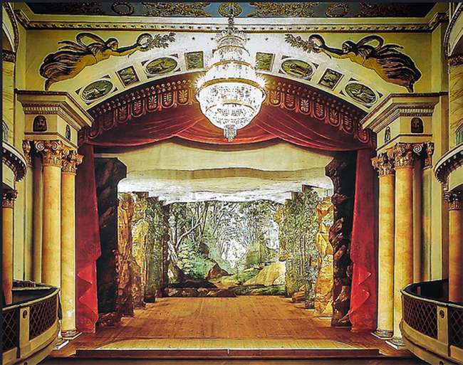 Ludwigsburg Palace theatre stage